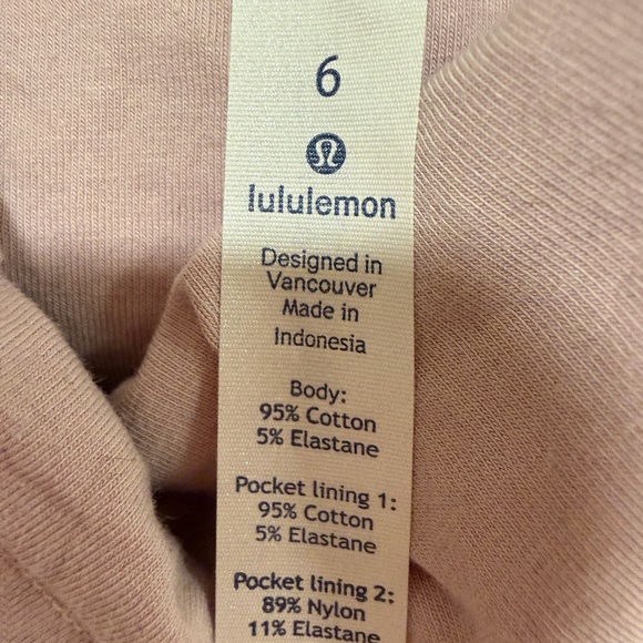 lululemon athletica Women's Light Pink Cowl Neck Sweater - Picture 6 of 9
